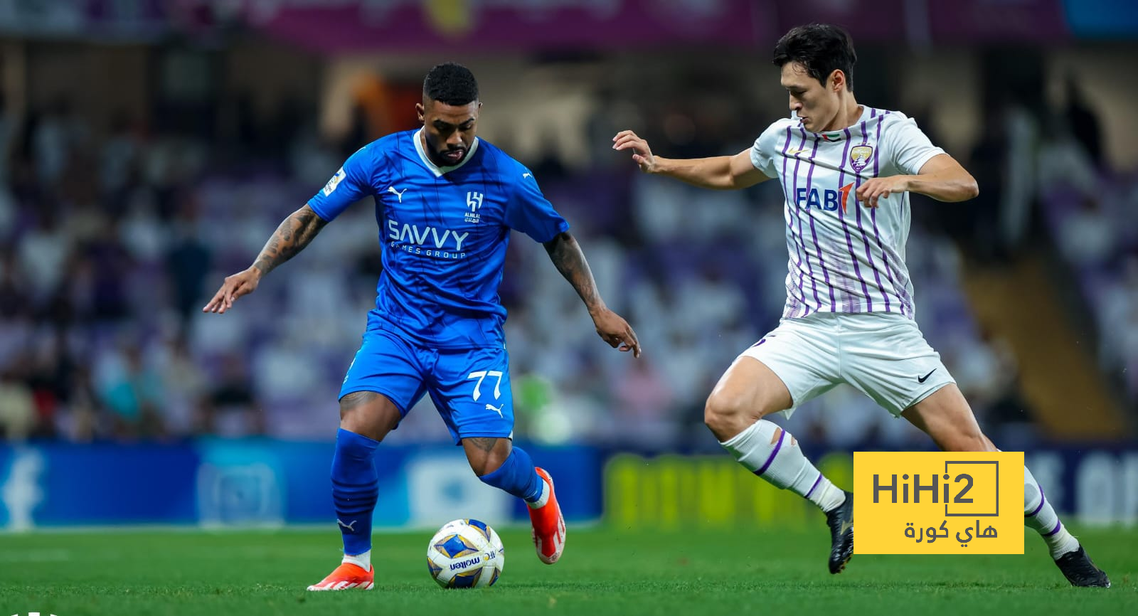 أرقام مالكوم مع الهلال أمام العين