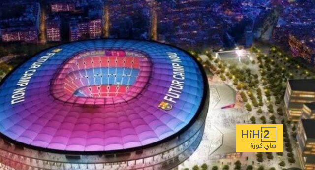 صور.. بداية بناء المدرج السفلي في ملعب برشلونة الجديد