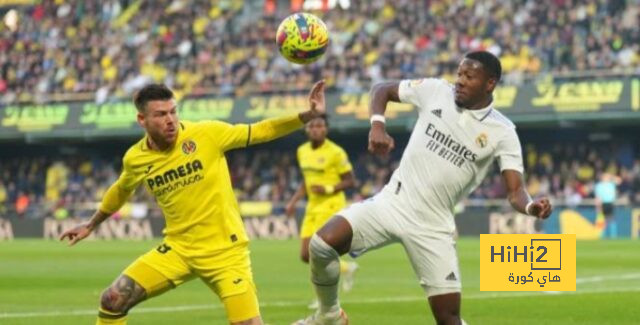 الرسم التكتيكي المتوقع لريال مدريد أمام فياريال