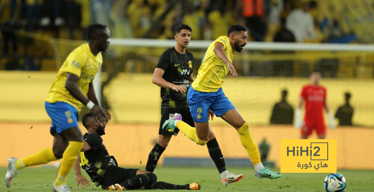 الأفضل في الشوط الأول بين النصر والاتحاد