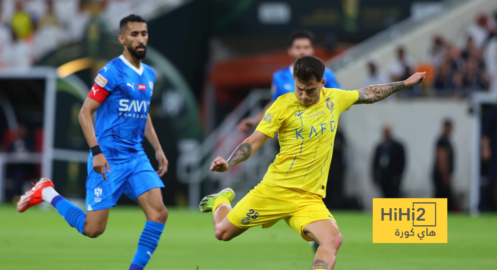 أرقام لاعبي النصر في نهائي كأس الملك