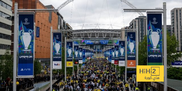 جماهير بروسيا تتوافد على ملعب ويمبلي قبل نهائي الأبطال