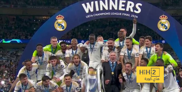 صور.. ريال مدريد يرفع كأس الأبطال