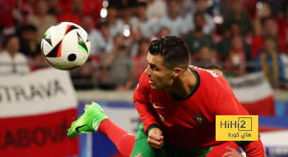 انطلاق الشوط الثاني من مباراة البرتغال والتشيك