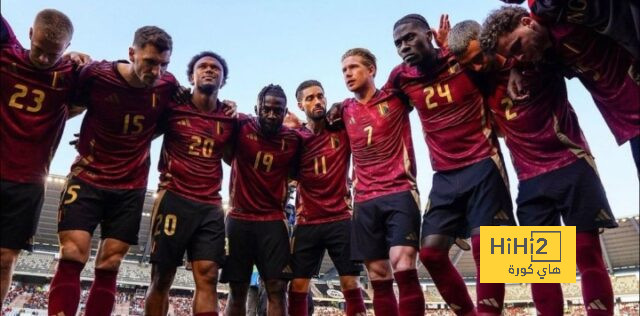 تشكيلة بلجيكا الرسمية للقاء أوكرانيا في كأس أمم أوروبا