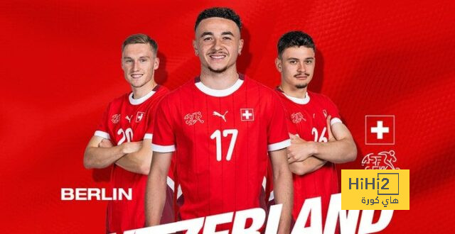 سويسرا بالقميص الأساسي أمام إيطاليا