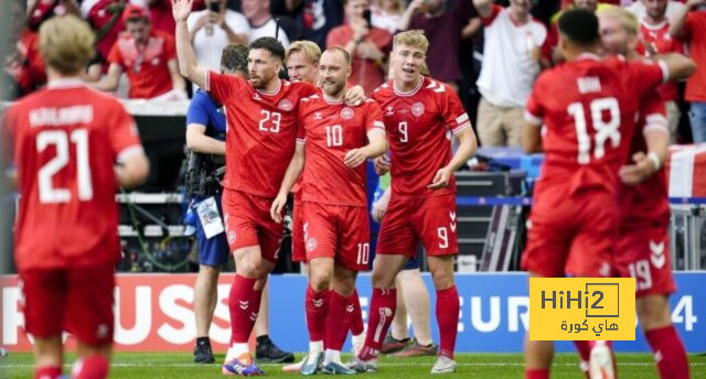 الرسم التكتيكي لمنتخب الدنمارك أمام ألمانيا