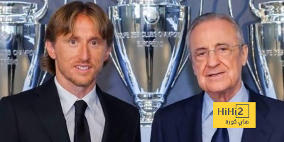 مودريتش يوجه رسالة شكر لـ بيريز وأنشيلوتي