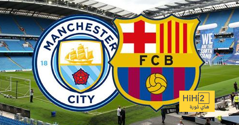الشوط الأول : برشلونة يتقدم على مانشستر سيتي
