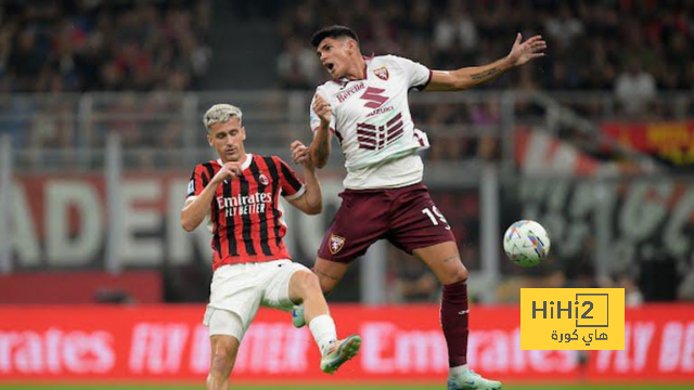 إحصائيات مباراة ميلان وتورينو في الدوري الإيطالي