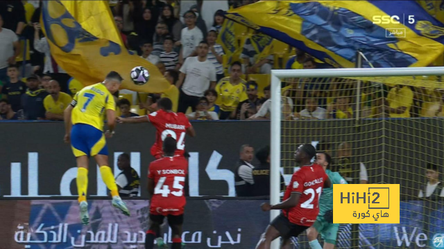 إحصائيات الشوط الأول بين النصر والرائد