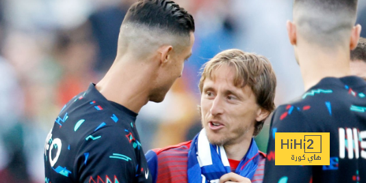 رسالة مميزة من مودريتش لرونالدو قبل مواجهتهما الليلة