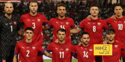 تشكيلة منتخب صربيا لمواجهة الدنمارك