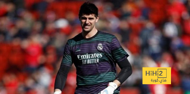كورتوا يتحدث عن فارق النقاط بين ريال مدريد وبرشلونة