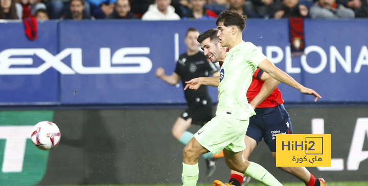 أوساسونا يضرب برشلونة بالهدف الأول