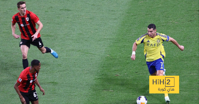 إحصائيات الشوط الأول بين النصر والريان