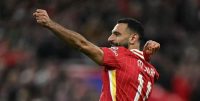 كيف احتفل محمد صلاح برقمه القياسي مع ليفربول أمام بولونيا؟.. شاهد