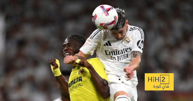 ريال مدريد يتقدم بهدف نظيف على فياريال في الشوط الأول بالليغا