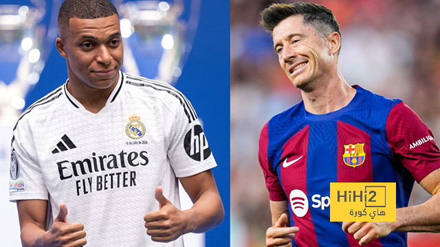 قبل الكلاسيكو.. ليفاندوفسكي يتفوق على مبابي