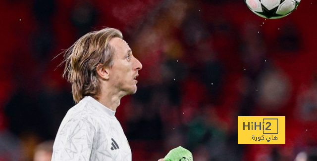 إحصائيات مودريتش في الشوط الأول أمام ليفربول