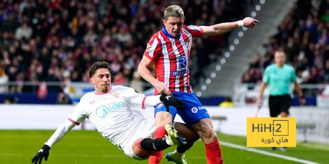 احصائيات مباراة أتليتكو مدريد و إشبيلية في الدوري الإسباني