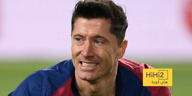 عين على ليفاندوفسكي في مباراة برشلونة وليغانيس