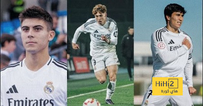 5 شباب في قائمة ريال مدريد لنهائي كأس الكونتيننتال