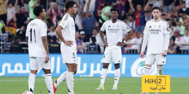 خيبة أمل في ريال مدريد