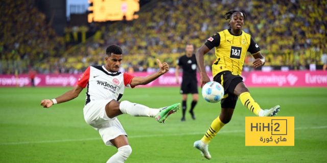 تشكيلة فرانكفورت و بروسيا دورتموند في الدوري الألماني