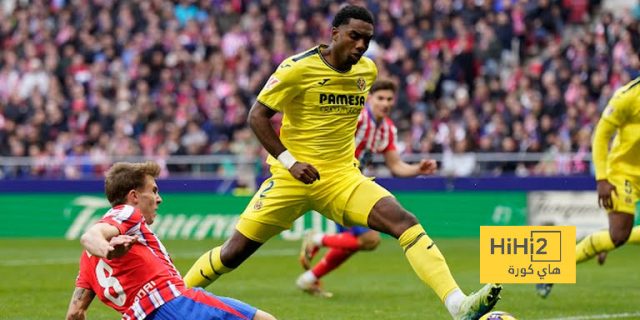 احصائيات مباراة أتلتيكو مدريد و فياريال في الدوري الإسباني