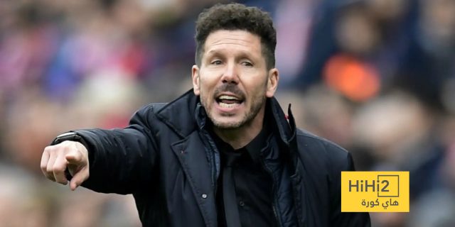 أول تعليق من سيميوني بعد تعادل أتلتيكو مدريد ضد فياريال