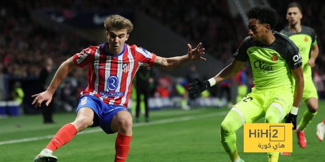 احصائيات مباراة أتلتيكو مدريد و ريال مايوركا في الدوري الإسباني