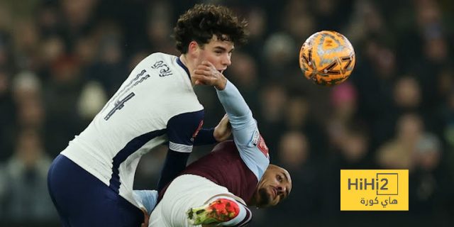 احصائيات مباراة أستون فيلا و توتنهام في كأس الاتحاد الإنجليزي