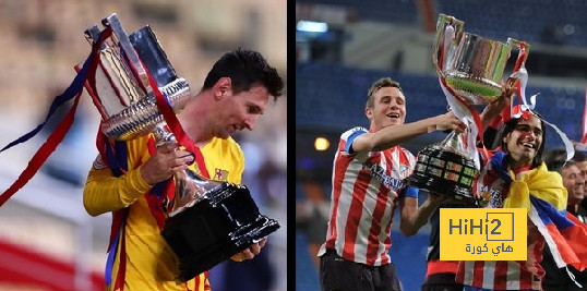عدد ألقاب برشلونة و أتليتكو مدريد في كأس الملك