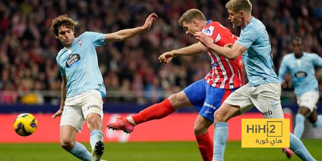 ترتيب الدوري الإسباني بعد تعادل أتلتيكو مدريد أمام سيلتا فيغو