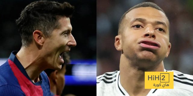 ترتيب هدافين الليغا.. ليفاندوفسكي يبتعد عن مبابي