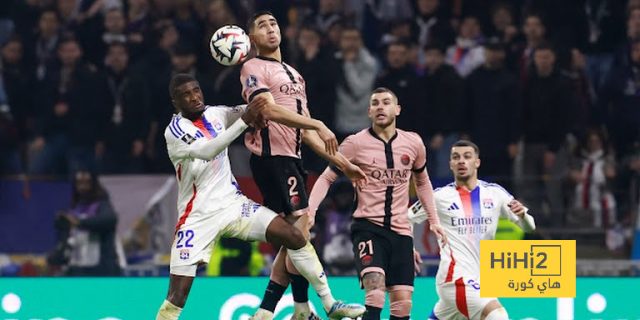 احصائيات مباراة باريس سان جيرمان و ليون في الدوري الفرنسي