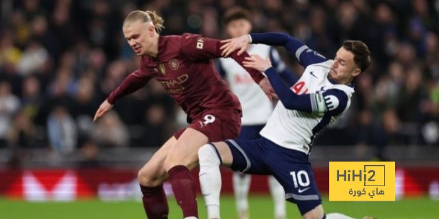 مانشستر سيتي يفوز على توتنهام في الدوري الإنجليزي