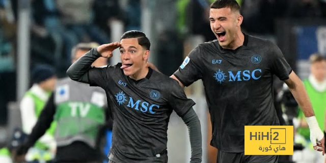 الرسم التكتيكي لفريقي انتر ميلان و نابولي في الدوري الإيطالي