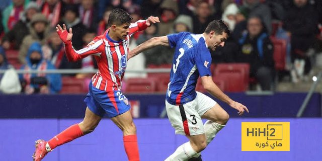 احصائيات مباراة اتلتيكو مدريد و بيلباو في الدوري الإسباني