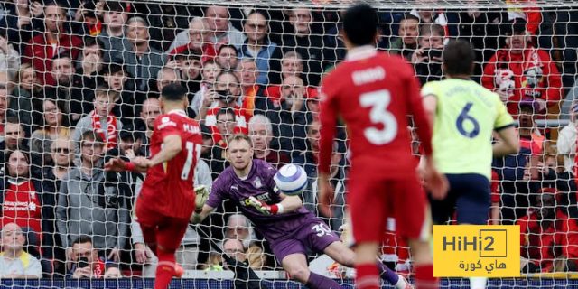 احصائيات مباراة ليفربول و ساوثهامبتون في الدوري الإنجليزي