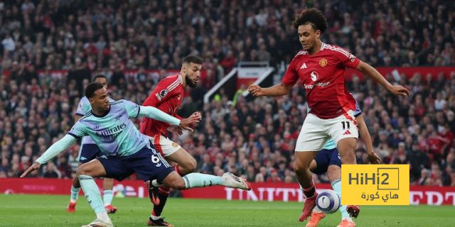 ترتيب الدوري الإنجليزي بعد تعادل أرسنال أمام مانشستر يونايتد