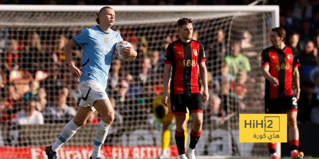 احصائيات مباراة مانشستر سيتي و بورنموث في كأس الاتحاد الإنجليزي
