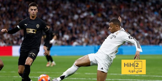 احصائيات مباراة ريال مدريد و فالنسيا في الدوري الإسباني
