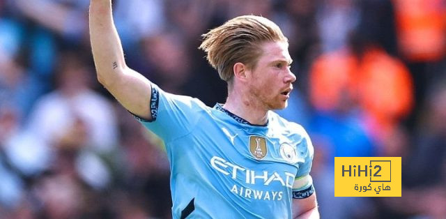 عدد أهداف كيفين دي بروين في الدوري الانجليزي