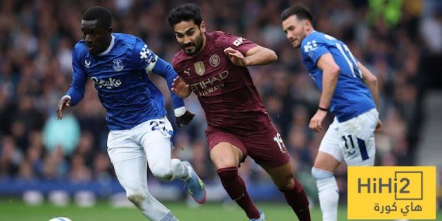 احصائيات مباراة مانشستر سيتي و إيفرتون في الدوري الإنجليزي