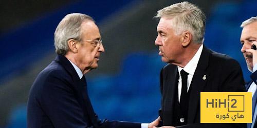 أهم جملة قالها بيريز لأنشيلوتي بعد خروج الريال من دوري الأبطال