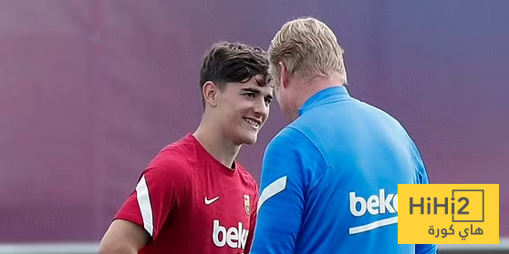 كومان يكشف عن الجانب الذي يسعى غافي لتحسينه