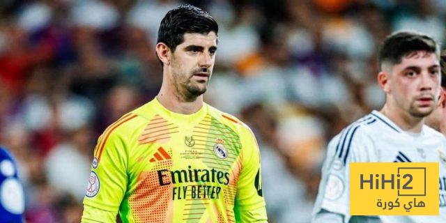 رسالة كورتوا بعد سقوط ريال مدريد أمام برشلونة