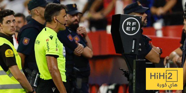 تصنيف فرق الدوري الإسباني بدون تأثيرات حكم الفيديو المساعد (VAR)